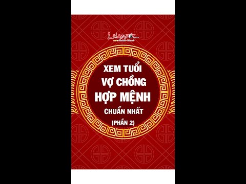 Xem Tuổi Vợ Chồng Hợp Mệnh Chính Xác Nhất (P2) #Shorts