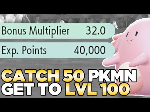 How to Easy EASY EXP in Pokemon Let's Go Pikachu & Eevee