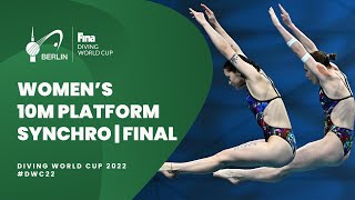 Live World Cup 2022 Berlin Final 10M Synchro Women