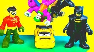 Robin gets taken to Toy Story Landfill by Lex Luthor Batman & BatCar McQueen save him