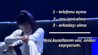 dua lipa - new rules (türkçe çeviri) | ITZY Yeji cover