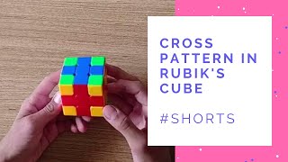 Cross/Plus Pattern in Rubik's Cube #Shorts #RubiksCube