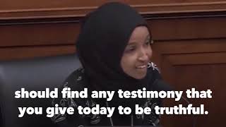 Ilhan Omar Interrogates War Criminal Elliott Abrams