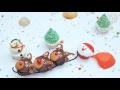 Muffin als Nikolaus verzieren (Santa Cupcakes)