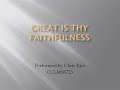 Great Is Thy Faithfulness Video preview