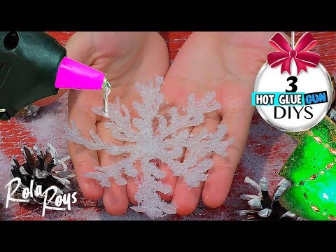 Поделки из горячего клея на новый год Поделки из горячего клея на новый год