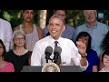 President Obama: "Cynicism is a choice, and hope is a better choice."