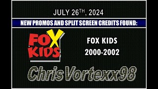 New Promos And Split Screen Credits Foundings 7-26-2024 Fox Kids 2000-2002