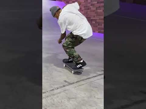 Crazy tricks from Felipe on the block ledge