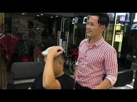 Nhuộm màu Trắng độc đáo dành cho tóc nam