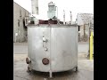 Video Mueller 1,055 gallon vertical stainless steel tank