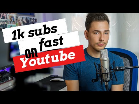 HOW to get 1k subscribers on youtube in one week!