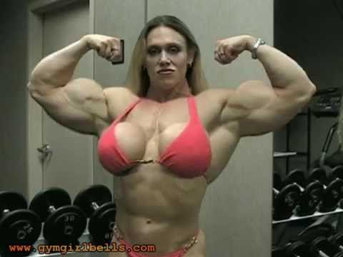 Musclebabe flex boobs