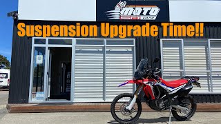 Rosie Gets A Suspension Upgrade! CRF250 Rally RaceTech Spring First Impressions