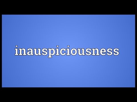 Header of inauspiciousness