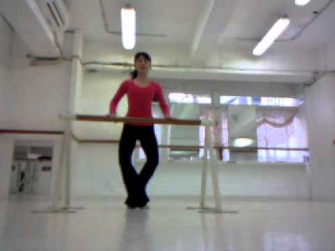 初心者バレエ　自習用　基本の動き　エシャッペ＆シャンジュマン 