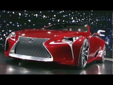 Lexus officially unveils the LFLC concept hybrid 2 2 coupe at the North 