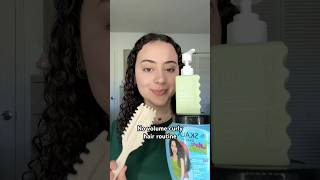 No Volume Curly Hair Routine
