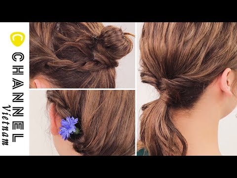 3 kiểu tóc dễ thương cho bạn gái tóc ngang vai