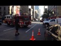 FDNY ENGINE 5, ACTING FDNY ENGINE 54, RETURNING TO QUARTERS ON W. 48TH ST. IN MIDTOWN, MANHATTAN.