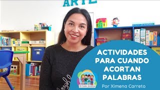Mi hijo acorta las palabras ¿Cómo le ayudo?