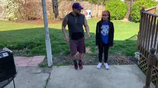 Basic Traditional Bachata Footwork Father Daughter Edition