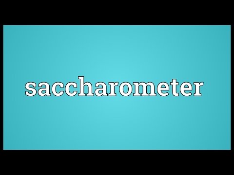 Header of saccharometer
