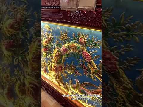 tranh đồng Vinh Hoa Phú Quý bằng đồng treo phòng khách đẹp, sang trọng.