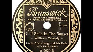 Watch Louis Armstrong Red Sails In The Sunset video