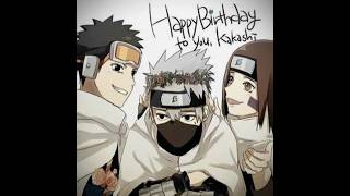 Kakashi Happy Birthday With Obito And Rin