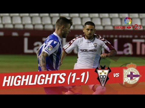 Resumen de Albacete BP vs RC Deportivo (1-1)