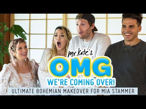 Ultimate Bohemian Living Room Design for Mia Stammer | OMG We're Coming Over | Mr. Kate