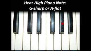 Hear Piano Note - High G Sharp or A Flat