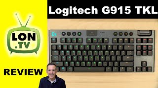 Logitech G915 Tkl Tenkeyless Wireless Mechanical Gaming Keyboard Review