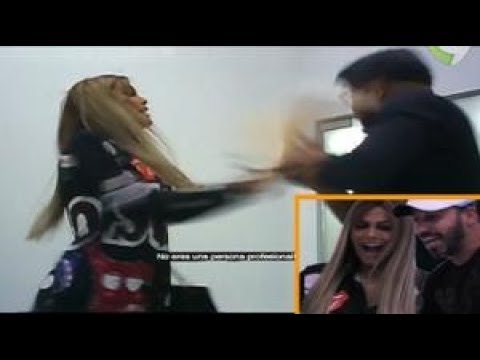 Broma a Caroline Aquino en Me Gusta de Noche con Jhoel López