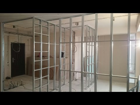 Перегородки с углами из гипсокартона своими руками 42