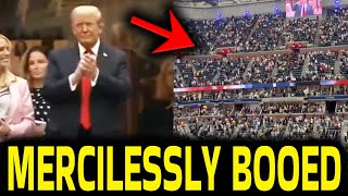 Trump Gets Loudly Booed As Tennis Stunt Backfires