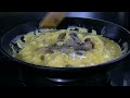 cuire omelette baveuse