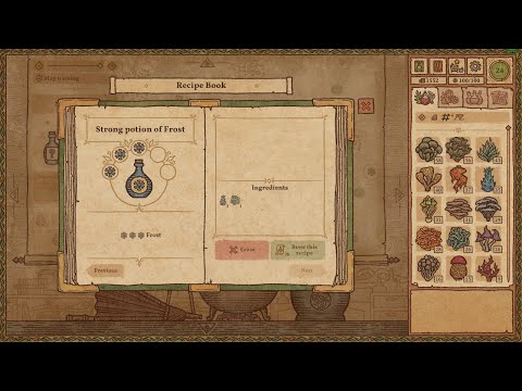 Potion Craft Crafting & Best Recipes + Ingredients - Wiki 1 YouTube player
