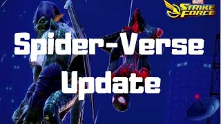 New Update Spider-Verse Spider Man Miles Morales & Green Goblin - Marvel Strike Force MSF