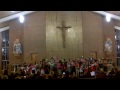 Stow OH video: Holy Family Stow, Ohio Grs. K,1&2 Choir Concert - parent performance 2.1.12 6 of 7