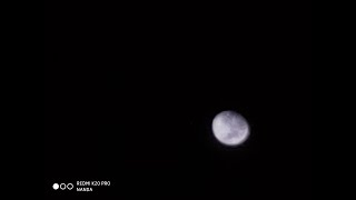 Astrophotography using Redmi k20 pro || Moon mode!