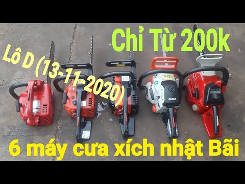 Lô D (13-11-2020) - 6 máy cưa xích nhật bãi giá rẻ / Chỉ từ 200k /Made in JAPAN /lh:0988628901