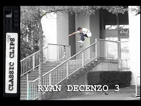 Ryan Decenzo Skateboarding Classic Clips #185 Part 3 III