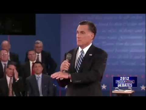 2nd Presidential Debate: Romney VS Obama @ HEMPSTEAD, NY 10/16/12