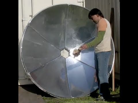 70" SOLAR SATELLITE DISH COOKER parabolic mirror DIY MATERIAL Natural 