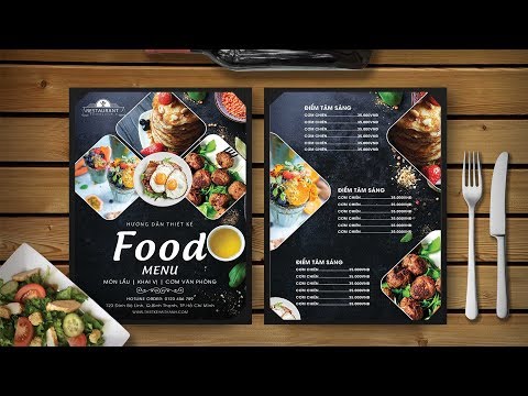 Menu Tutorial | Hướng dẫn thiết kế menu nhà hàng bằng Photoshop | Hải Thanh Design