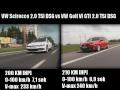 2009 Golf VI GTI vs 2009 VW Scirocco