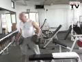 80 year old Grandad weight training!