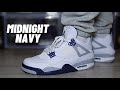 I'M SORRY! Jordan 4 Midnight Navy On Feet Review